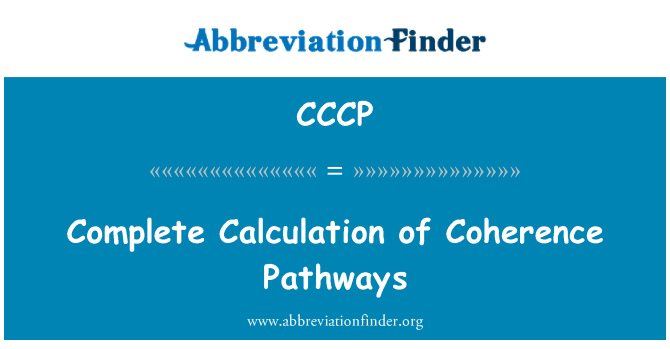 CCCP: Complete Calculation of Coherence Pathways