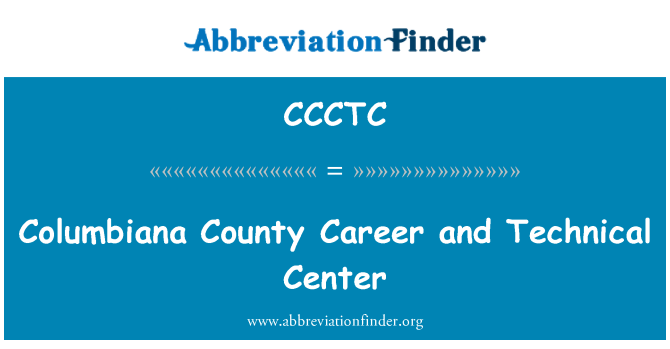 CCCTC: Columbiana County karir dan pusat teknis
