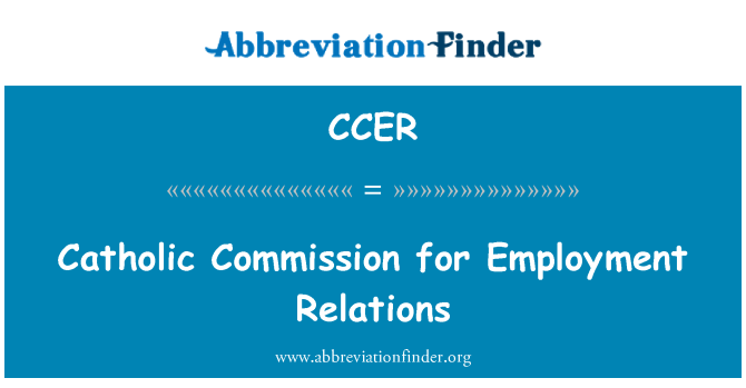 CCER: 天主教委員會雇傭關係