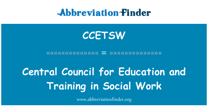 CCETSW: Ústřední rada pro školství a vzdělávání v sociální práci