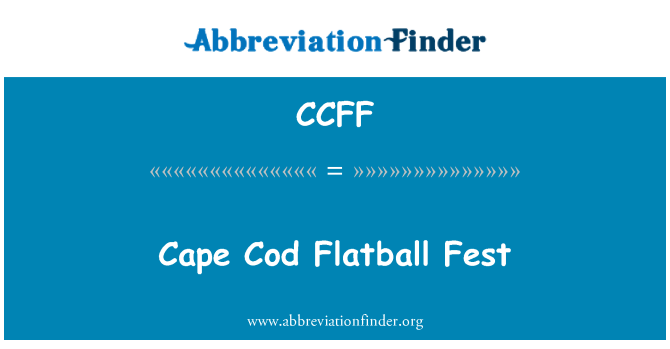 CCFF: Cape Cod Flatball Fest