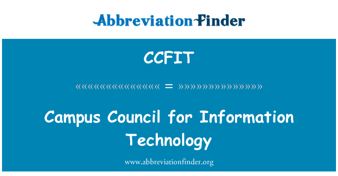 CCFIT: Campus Rådet for informationsteknologi
