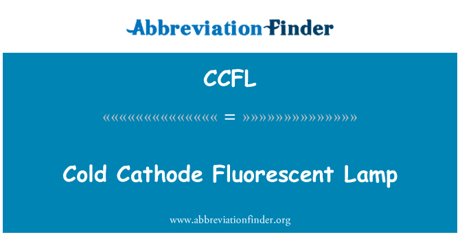 CCFL: Lanp Fluorescent frèt katòd