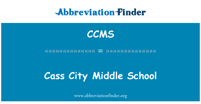 CCMS: Cass byen ungdomsskole