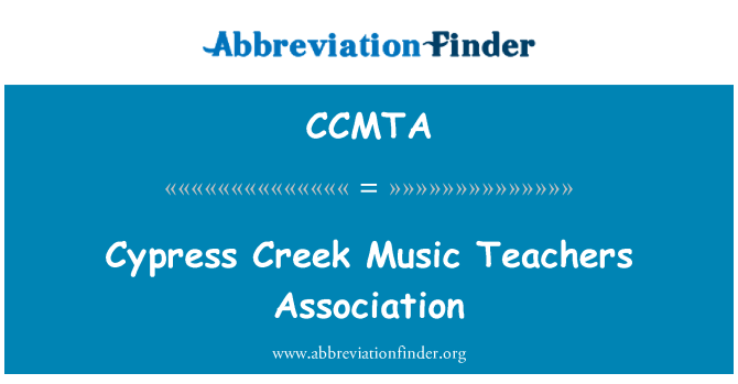 CCMTA: Asociación de maestros de la música de Cypress Creek