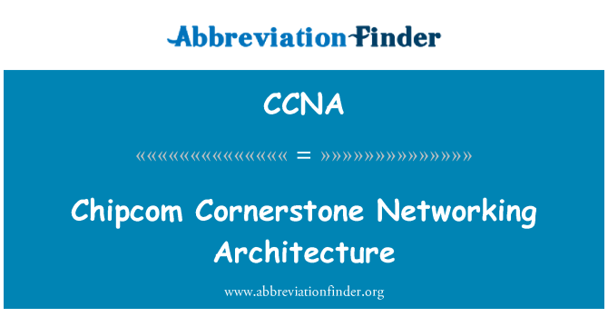 CCNA: Networking ta ' l-arkitettura Chipcom pedament