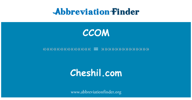 CCOM: Cheshil.com