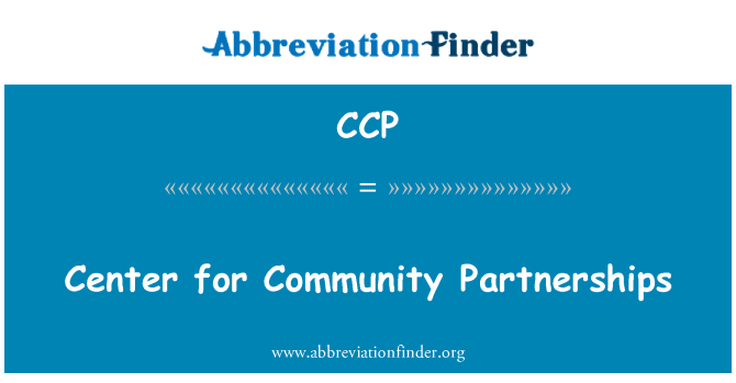 CCP: Centrum pro Společenství partnerství