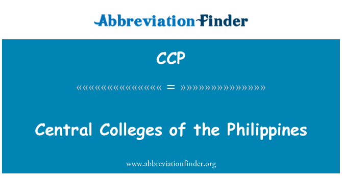CCP: Střední školy z Filipín