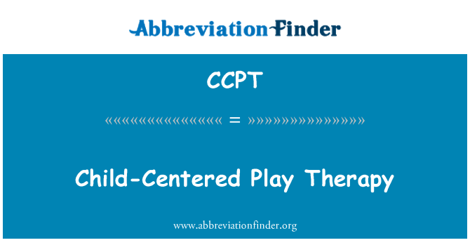 CCPT: Otrok-Centered Play terapija