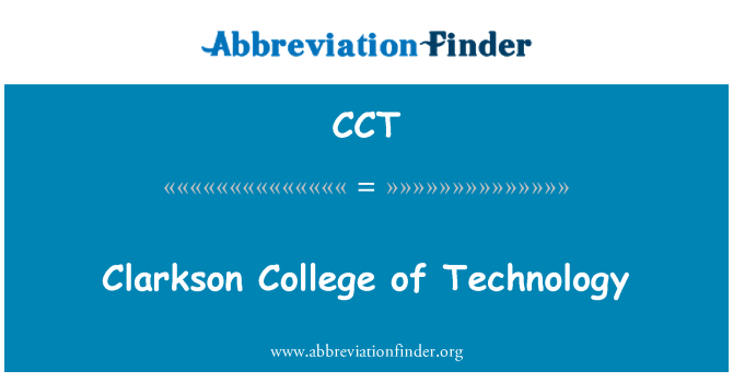 CCT: Clarkson technologijos koledžo