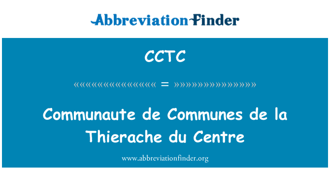 CCTC: Communaute de kommuner de la Thierache du Centre