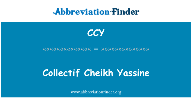 CCY: Collectif Cheikh Yassine