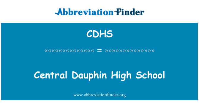 CDHS: Centrální Dauphin střední školy