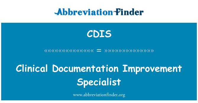 CDIS: 临床文档改进专家