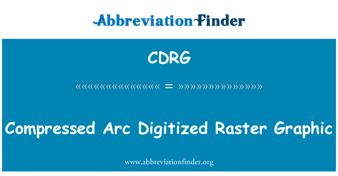 CDRG: Ark kompressat Digitized Raster grafika