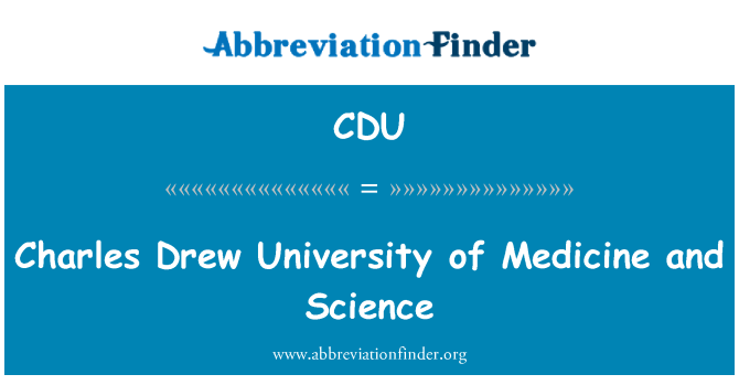 CDU: 查尔斯画了大学的医学和科学