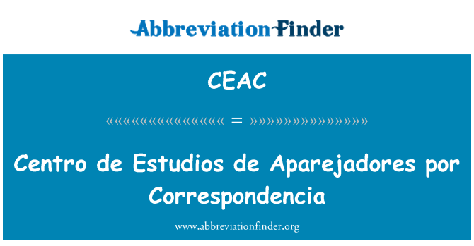 CEAC: Centro de Estudios de Aparejadores por Correspondencia