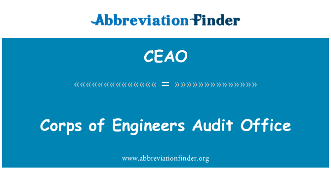 CEAO: Kò yo nan biwo Audit enjenyè