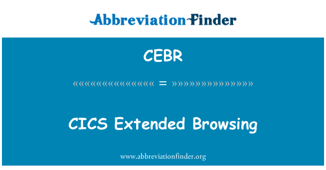 CEBR: CICS estiża l-ibbrawżjar