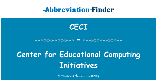 CECI: 計算的教育宣傳活動中心