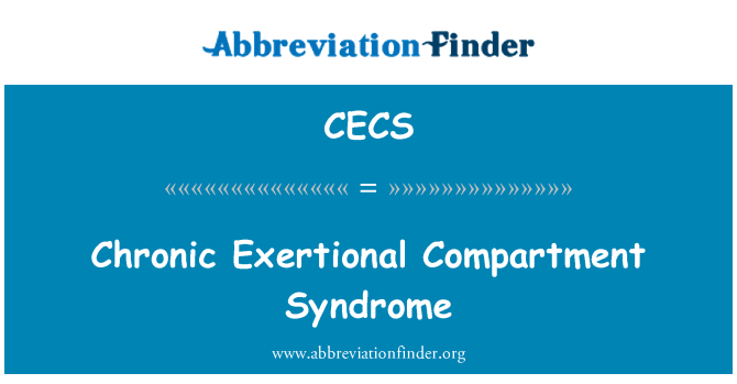 CECS: กลุ่มอาการเรื้อรัง Exertional ช่อง