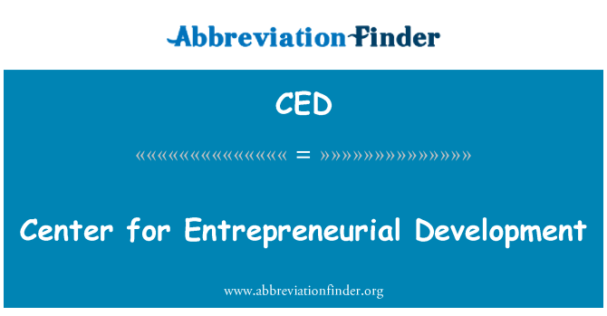 CED: Centre per al desenvolupament empresarial