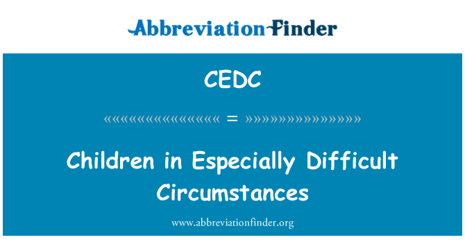 CEDC: It-tfal f ' ċirkostanzi diffiċli speċjalment