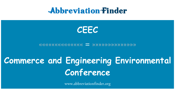 CEEC: Handel og Engineering miljøkonferencen