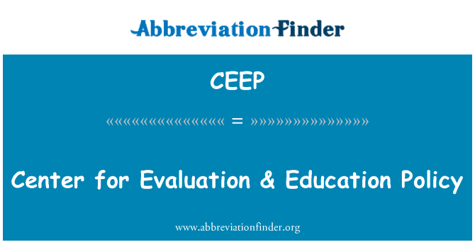 CEEP: Zentrum für Evaluation & Bildungspolitik