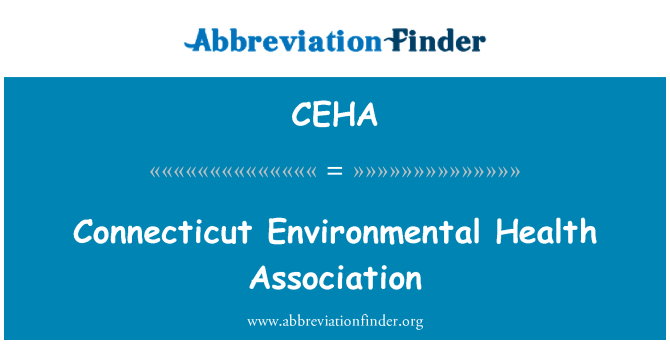 CEHA: 康涅狄格州环境卫生协会