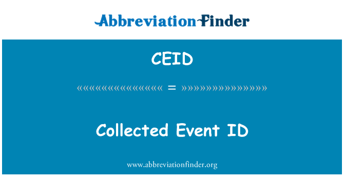 CEID: Miġbura avveniment ID