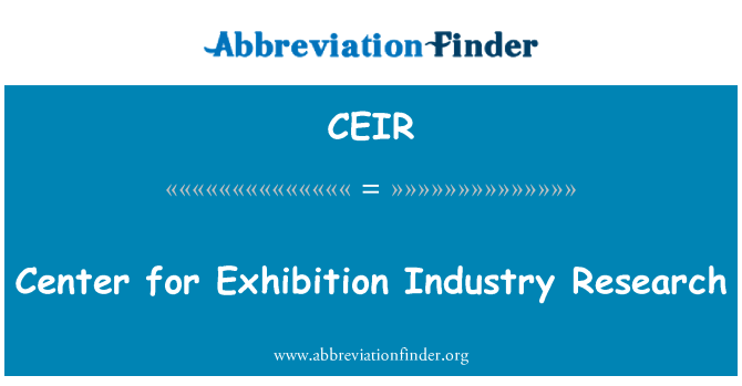 CEIR: Pusat pameran industri penelitian