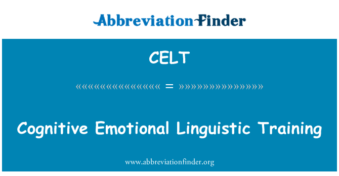 CELT: Pelatihan emosional kognitif