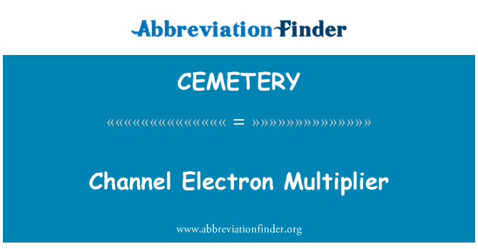 CEMETERY: چینل الیکٹرون ضارب