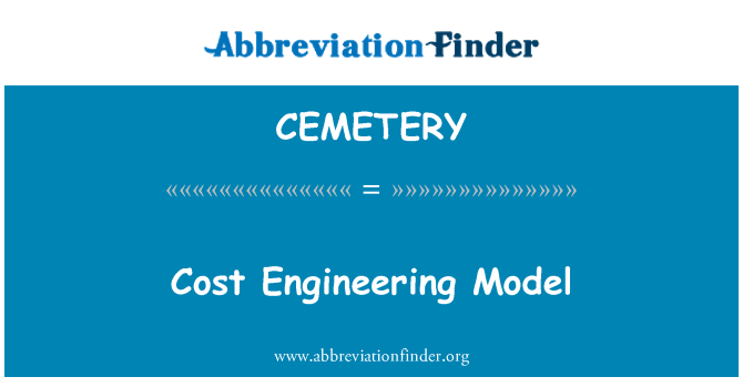 CEMETERY: Kulu inseneri mudel