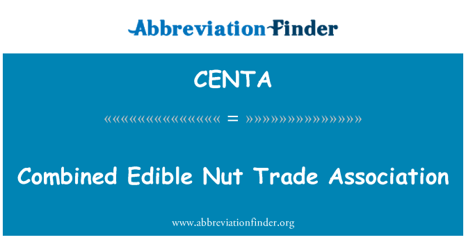 CENTA: Associazione commerciale combinato dado commestibile