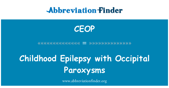 CEOP: Tfulija epilessija mal-Occipital paroxiżmi