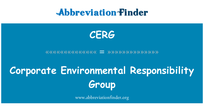 CERG: Grup empresarial de responsabilitat ambiental