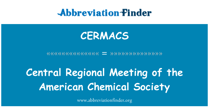 CERMACS: Zentrale regionale Treffen der American Chemical Society