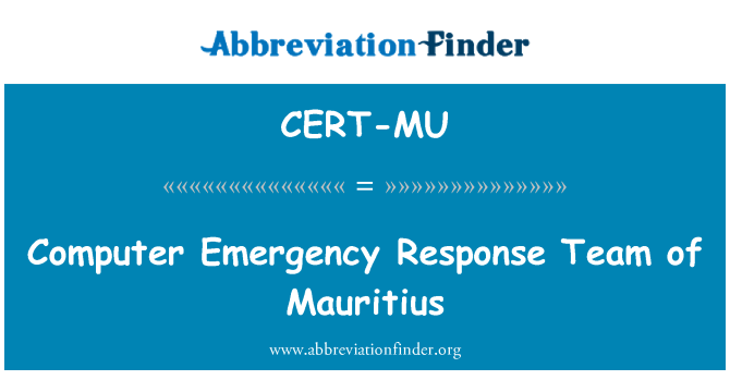 CERT-MU: Tim ta ' reazzjoni għal emerġenza kompjuter tal-Mauritius