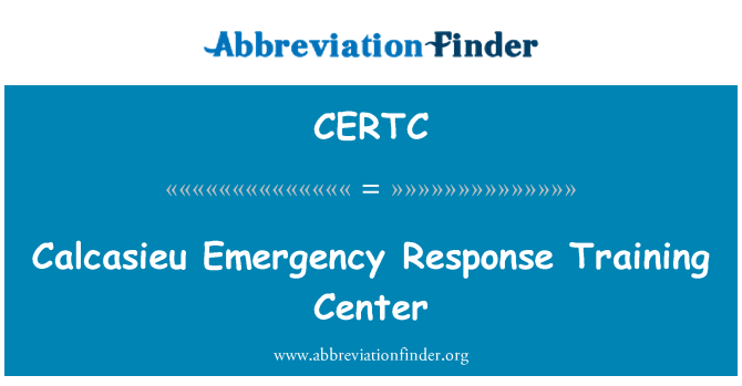 CERTC: Craig darurat respon Training Center