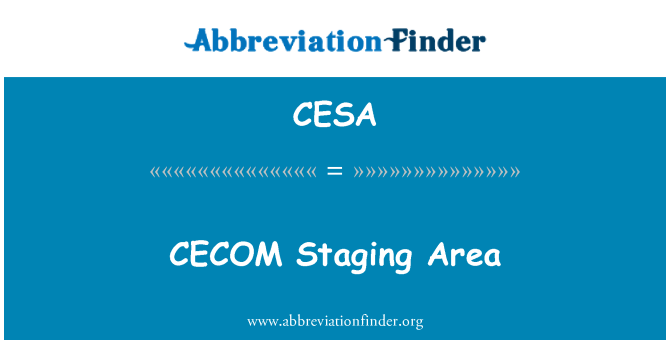 CESA: CECOM koondusalal