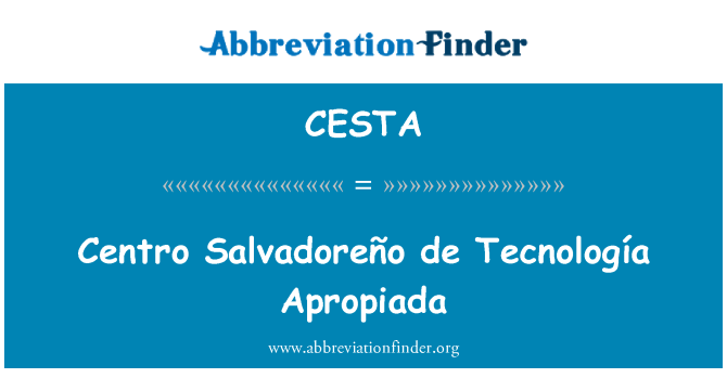 CESTA: Centro Salvadoreño de Tecnología اپروپیادا