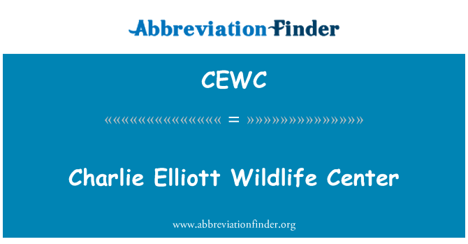 CEWC: Charlie Elliott Wildlife Center
