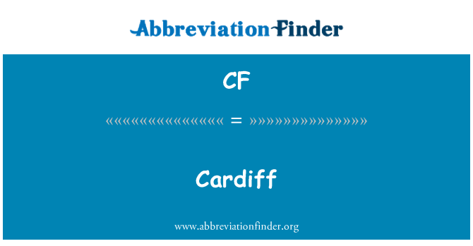 CF: Cardiff