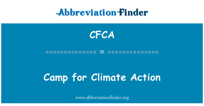 CFCA: Camp for Climate Action