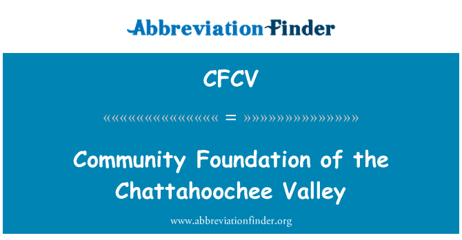 CFCV: Community Foundation of the Chattahoochee Valley