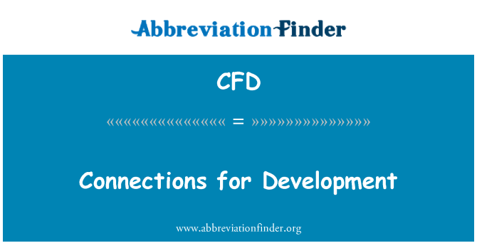 CFD: Connexions per al desenvolupament