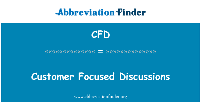 CFD: Discussões centrada no cliente